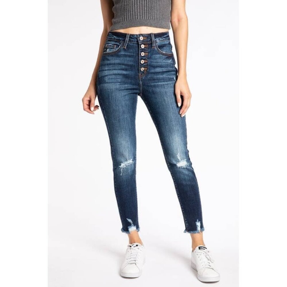 KanCan Dark Wash Geneva Ankle Skinny - NWT